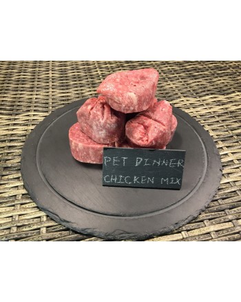 寵物肉餅 - 雞馬配方 (1 千克)